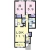 プラシード串木野Ⅱの間取り画像
