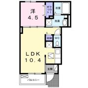 エクセレントⅠの間取り画像