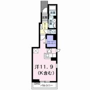 ヴァン・ヴェール Ⅰの間取り画像