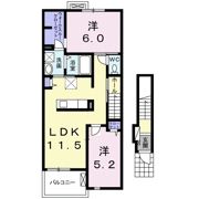 ポポ Aの間取り画像