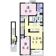 ポポ Aの間取り画像