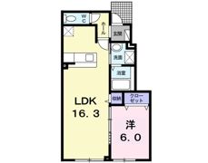 コンフォートⅢの間取り画像