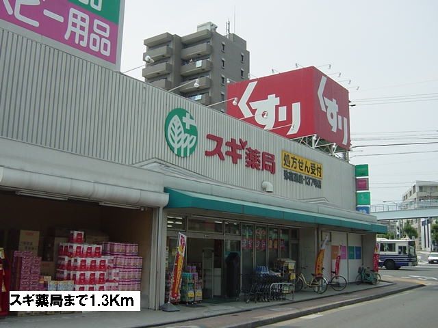近くのスギ薬局まで1,300m（徒歩17分）