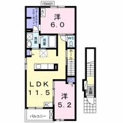 エフティヒア Aの間取り画像