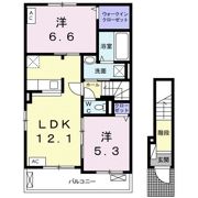 エフティヒア Bの間取り画像