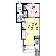 コンフォート小林Ⅰの間取り画像