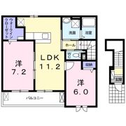 コンフォート小林Ⅱの間取り画像