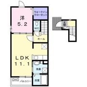 アルバ彦根Ⅰの間取り画像