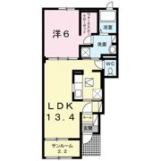 パークサイド合川弐番館の間取り画像