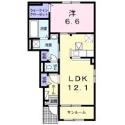 クレスト サン ヒルズⅠの間取り画像