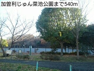 近くの加曽利じゅん菜池公園まで540m(徒歩7分)