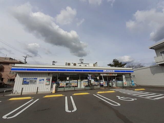 近くのローソン 岡崎昭和町店まで500m（徒歩7分）