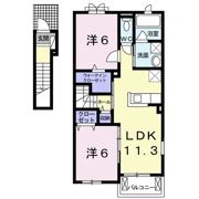 ベル シャーンス Ⅱの間取り画像