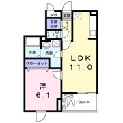 フォレスターナの間取り画像
