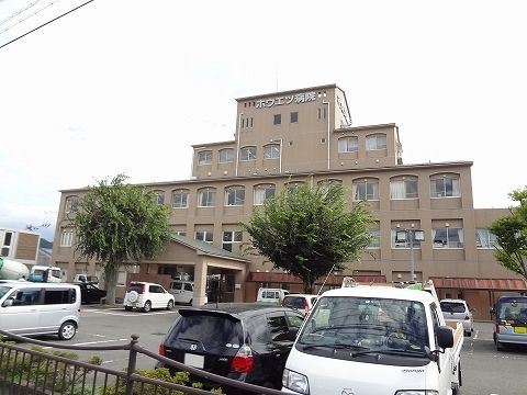 近くのホウエツ病院さんまで550m(徒歩7分)
