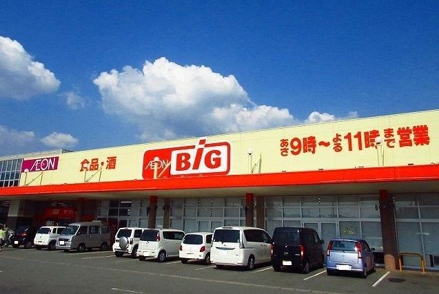 近くのザ　ビッグまで750m（徒歩10分）