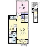 アベニール ドゥ アルブルの間取り画像
