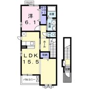 メゾン ド さちAの間取り画像