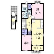 シャイン Ⅱの間取り画像