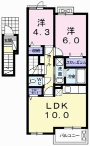 エターナル プロスペリティⅡの間取り画像