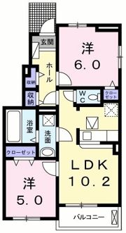 グラシアスのいちの間取り画像