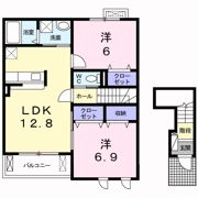 アールベル アンジェの間取り画像