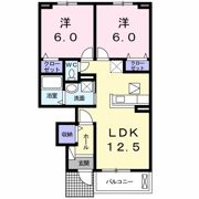 フランメゾン南沖洲Aの間取り画像