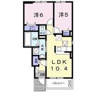 CASA立部Aの間取り画像