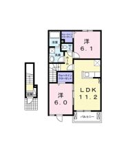 ガーデンハイツ丸友 Aの間取り画像