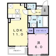ペルシーモの間取り画像