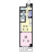 タウンコート神谷町の間取り画像