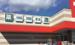 近くのツルハドラッグ上溝店まで550m(徒歩7分)