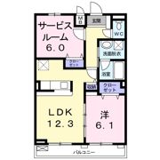 イリーデ KSの間取り画像