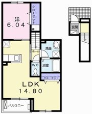 ピースファルメゾンの間取り画像