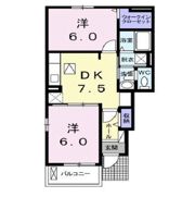 コッティ光Ⅱの間取り画像
