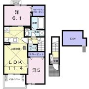 フォレスト Ⅰの間取り画像