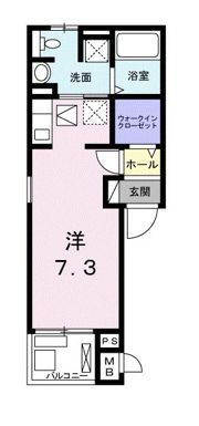 エムズレジデンスの間取り画像
