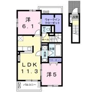 メゾフォルテの間取り画像