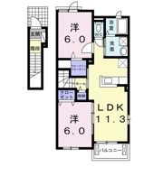 ドゥ・シャンパーニュⅡの間取り画像