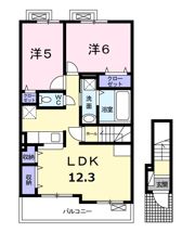 クオーレ Cの間取り画像