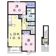 オルトシアAの間取り画像