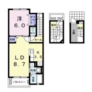 フォンターナの間取り画像