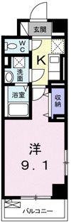 ジラソーレ花影の間取り画像