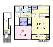 カエルムUの間取り画像