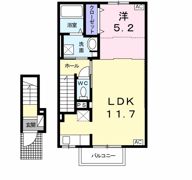 カレント ヒガシウズラ Cの間取り画像