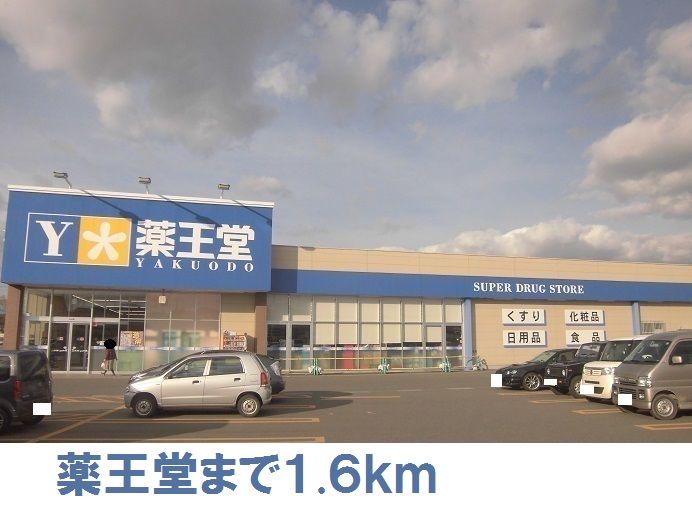 近くの薬王堂まで1,600m(徒歩20分)