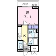 キャステル下北沢の間取り画像