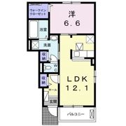 琵琶パレスⅠの間取り画像