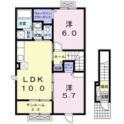 モンテピエールの間取り画像