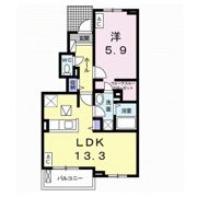 アリスパーク Bの間取り画像